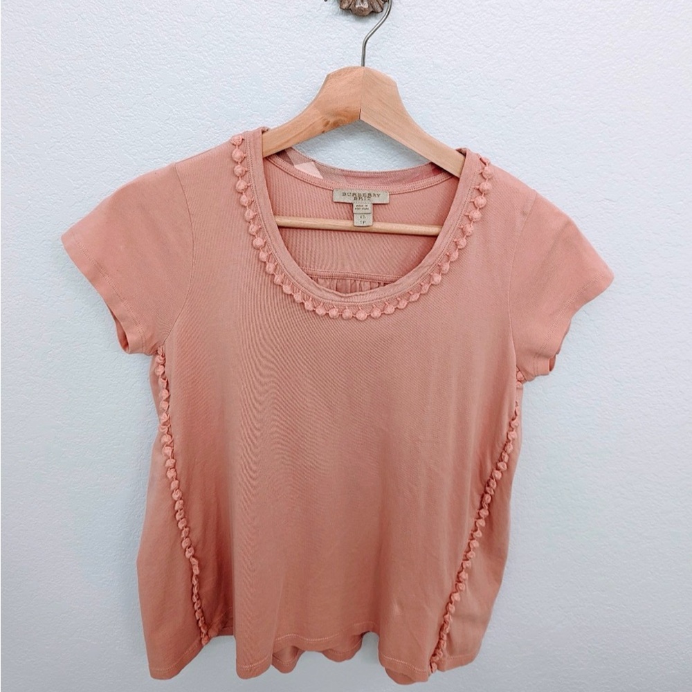 Pink Burberry top
